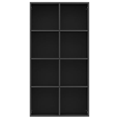 Bokhylle Svart 66x30x130 cm