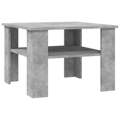 Salongbord Sofabord Betonggrå 60x60x42 cm