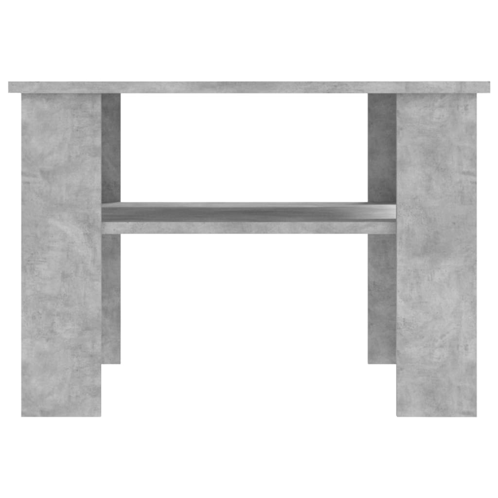 Salongbord Sofabord Betonggrå 60x60x42 cm