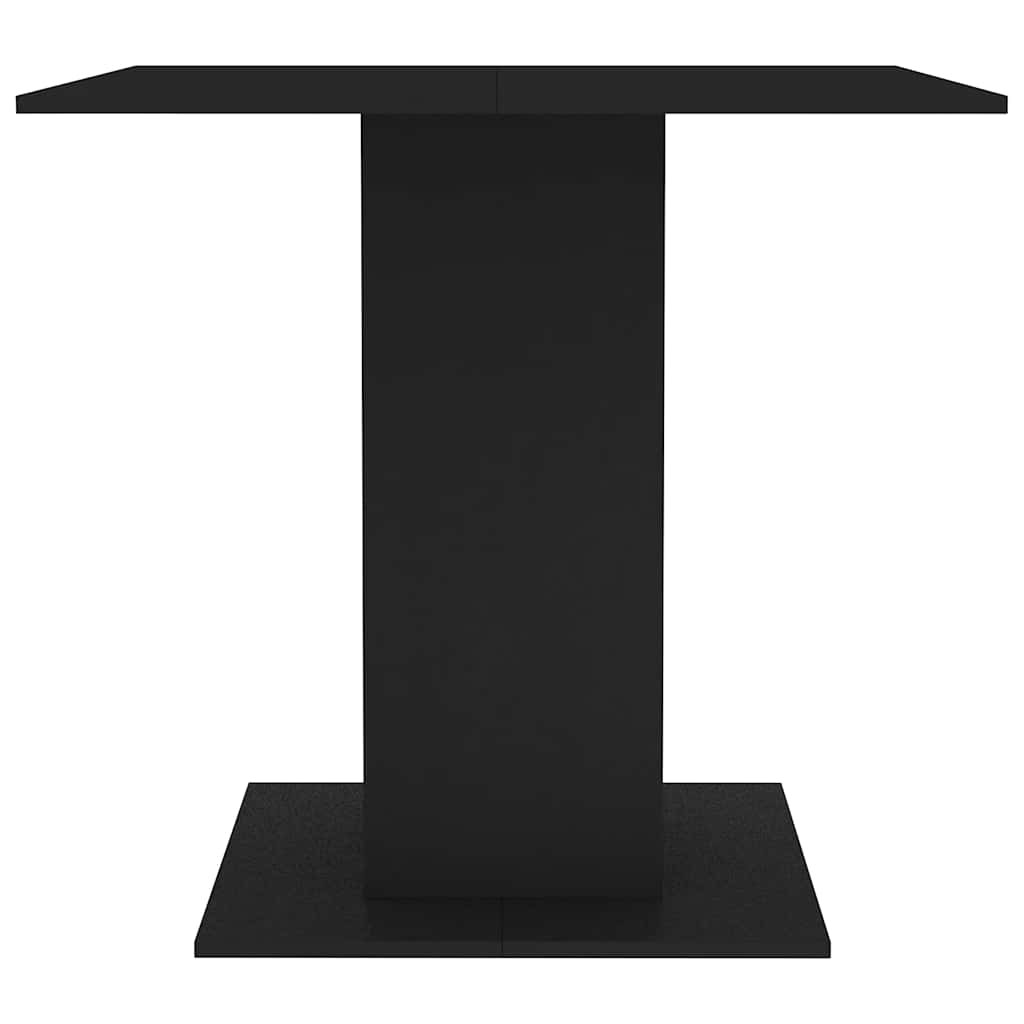 Spisebord Kjøkkenbord Svart 80x80x75 cm