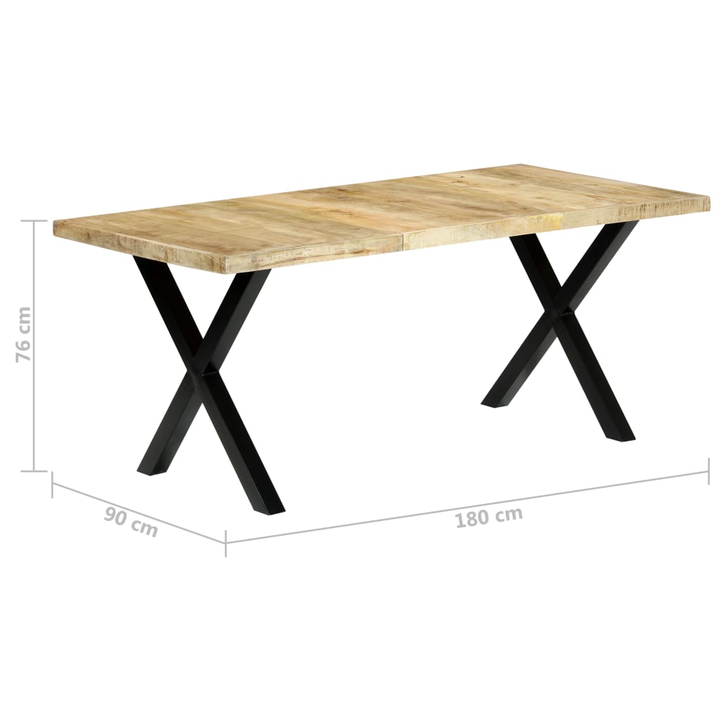 Spisebord Kjøkkenbord Tre 180x90x76 cm heltre mango