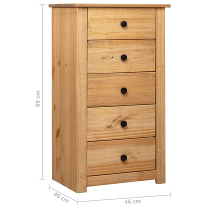 Kommode Treheltre furu 46x40x89 cm Panama Range