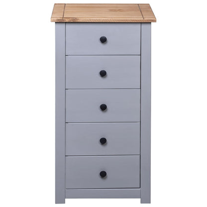 Skjenk Grå 46x40x89 cm furu Panama Range