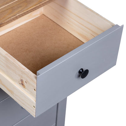 Skjenk Grå 46x40x89 cm furu Panama Range