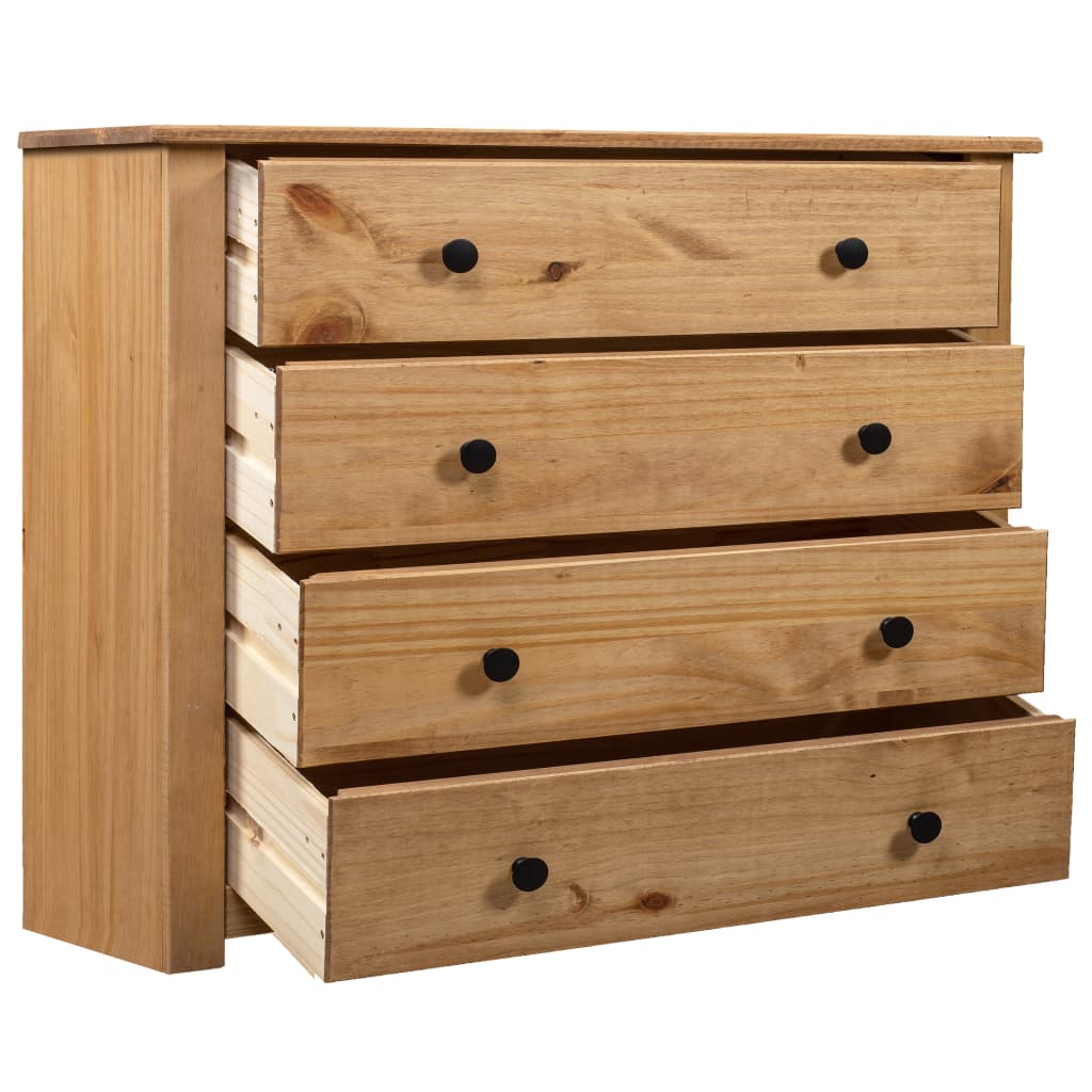 Skap Tre heltre furu 80x40x73 cm Panama Range