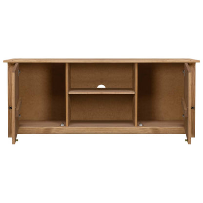 TV-Møbel Tre TV-benk heltre furu 120x40x50 cm Panama Range