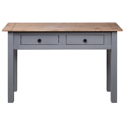 Avlastningsbord Konsollbord Grå 110x40x72 cm heltre furu Panama Range