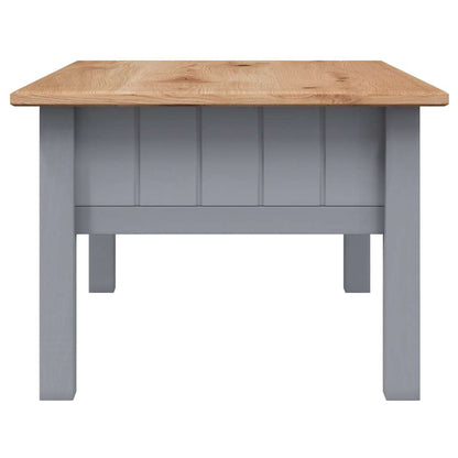 Salongbord Sofabord Grå 100x60x43,5 cm heltre furu Panama Range