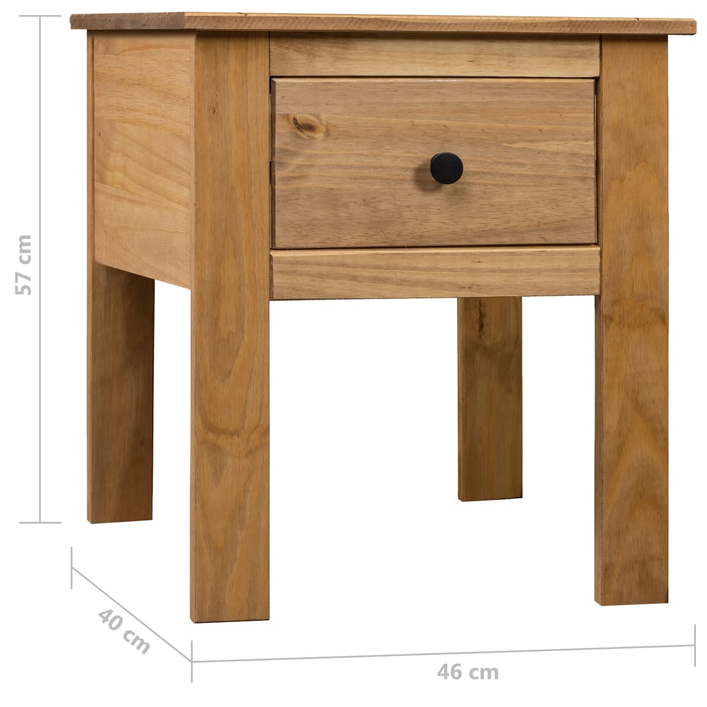 Nattbord Sengbord Tre heltre furu 46x40x57 cm Panama Range