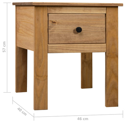 Nattbord Sengbord Tre heltre furu 46x40x57 cm Panama Range