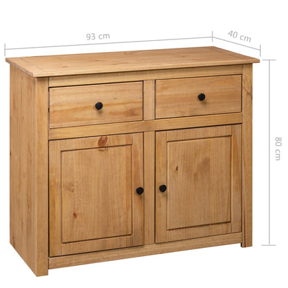 Skjenk Tre heltre furu 93x40x80 cm Panama Range