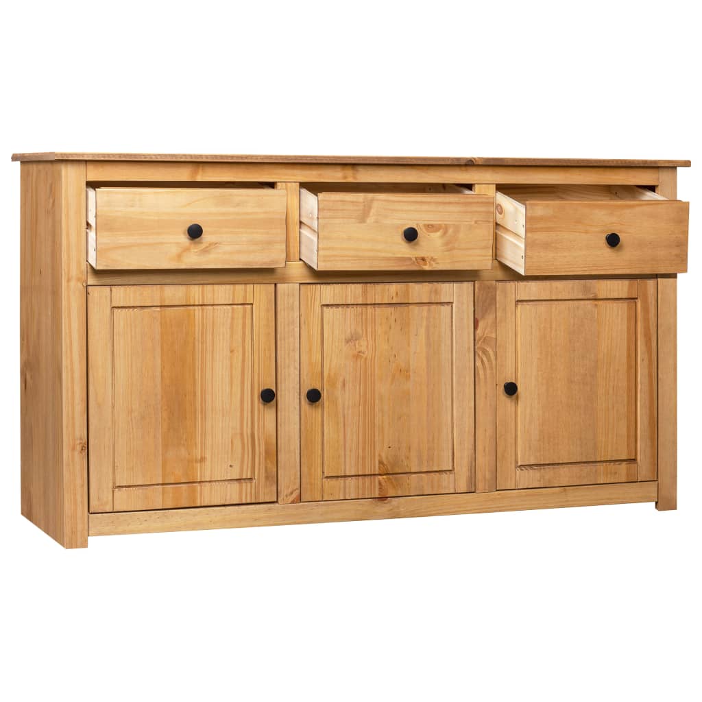 Skjenk Tre 135x40x80 cm heltre furu Panama Range