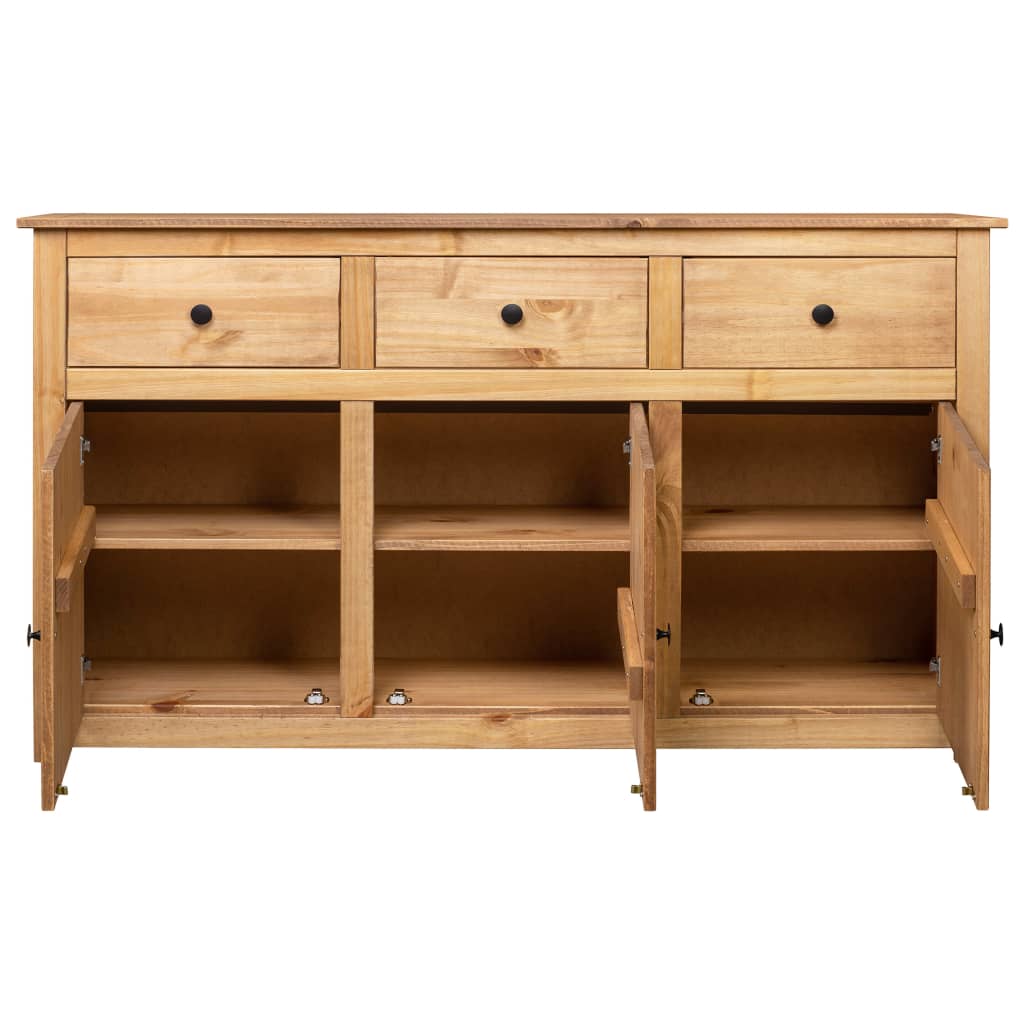 Skjenk Tre 135x40x80 cm heltre furu Panama Range