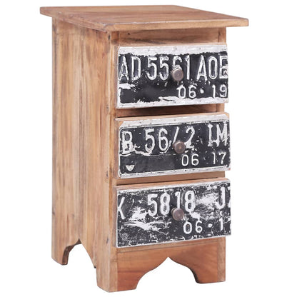Nattbord Sengbord Tre heltre mahogni 30x30x51 cm