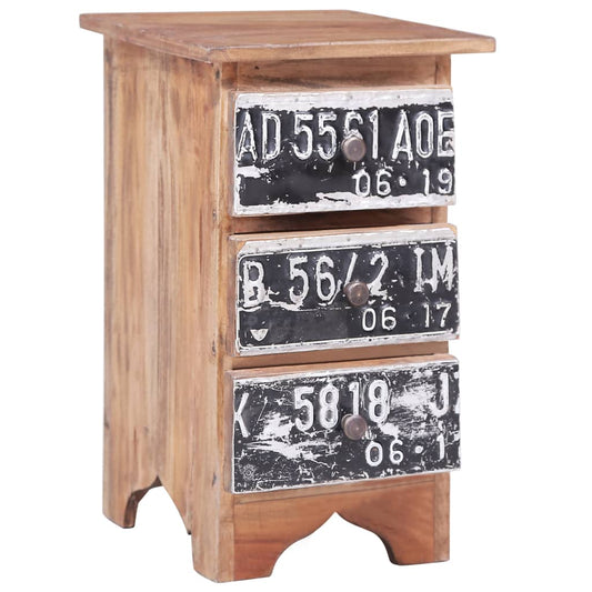 Nattbord Sengbord Tre heltre mahogni 30x30x51 cm