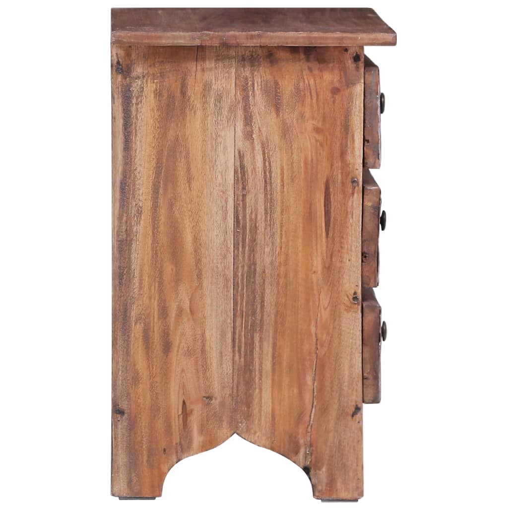 Nattbord Sengbord Tre heltre mahogni 30x30x51 cm
