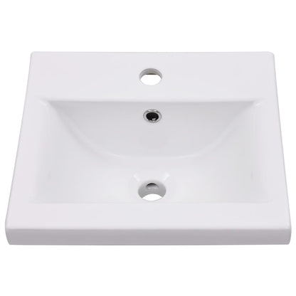 Baderomservant Innebygd 42x39x18 cm keramisk hvit
