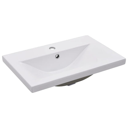 Baderomservant Innebygd 61x39,5x18,5 cm keramisk hvit