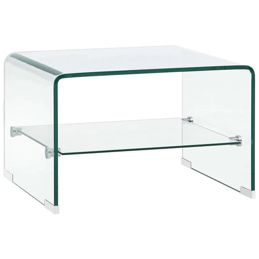 Salongbord Sofabord DIV. klart 50x45x33 cm herdet glass