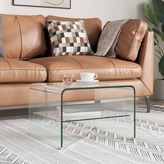 Salongbord Sofabord DIV. klart 50x45x33 cm herdet glass