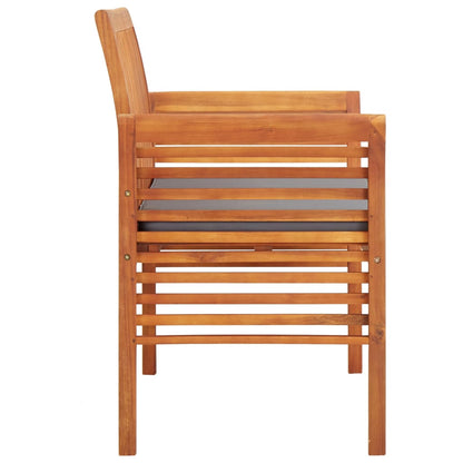 Hagebenk Tre 2-seters med pute 120 cm heltre akasie