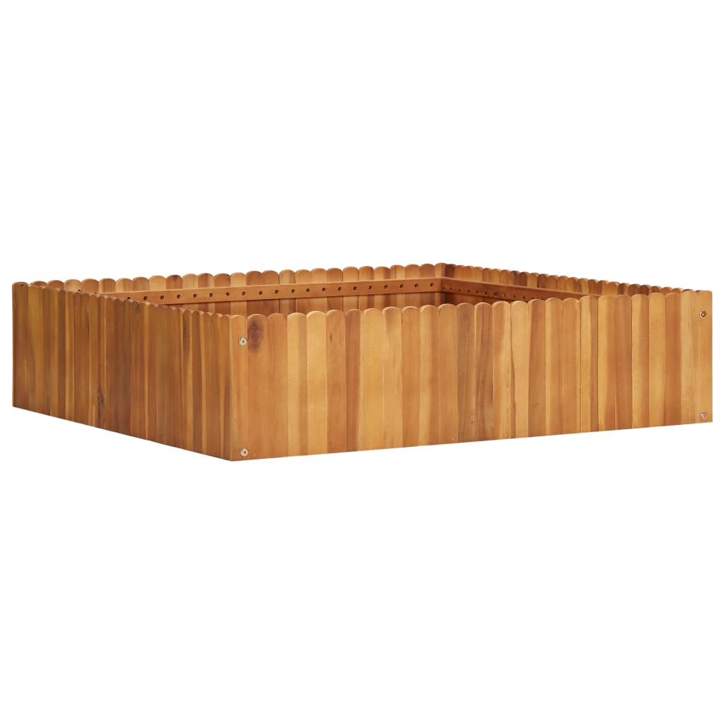 Høybed 100x100x25 cm heltre akasie