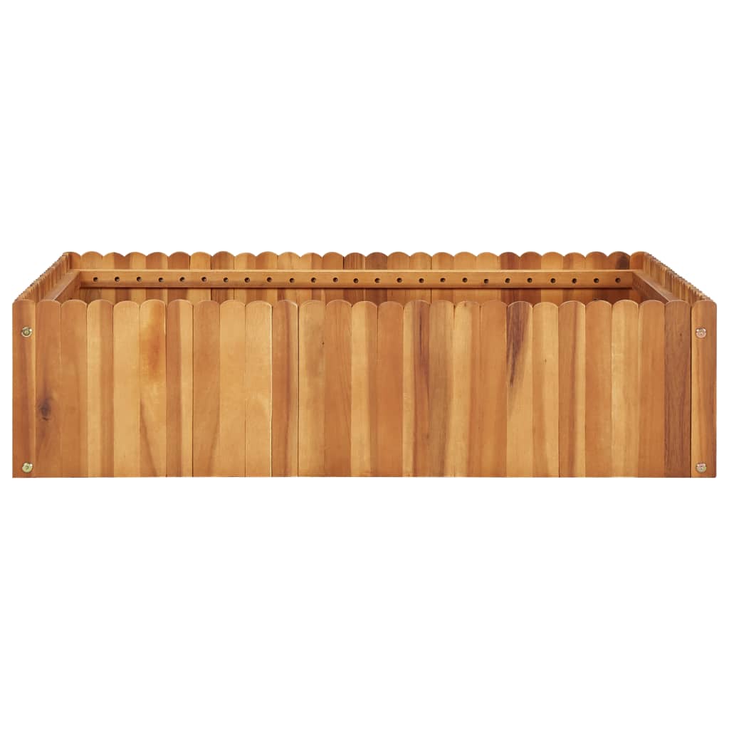 Høybed 100x100x25 cm heltre akasie