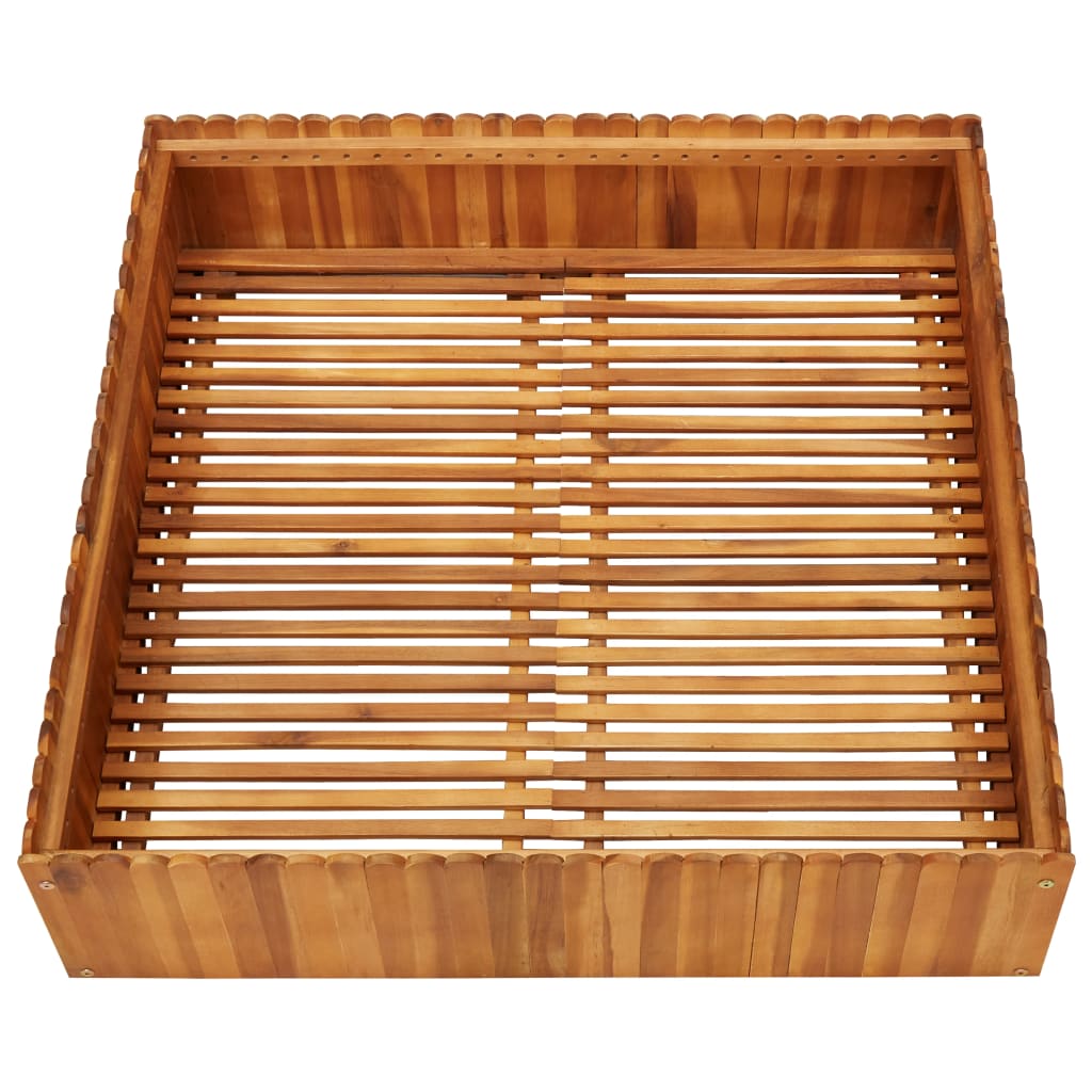 Høybed 100x100x25 cm heltre akasie