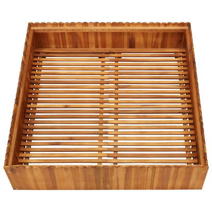 Høybed 100x100x25 cm heltre akasie