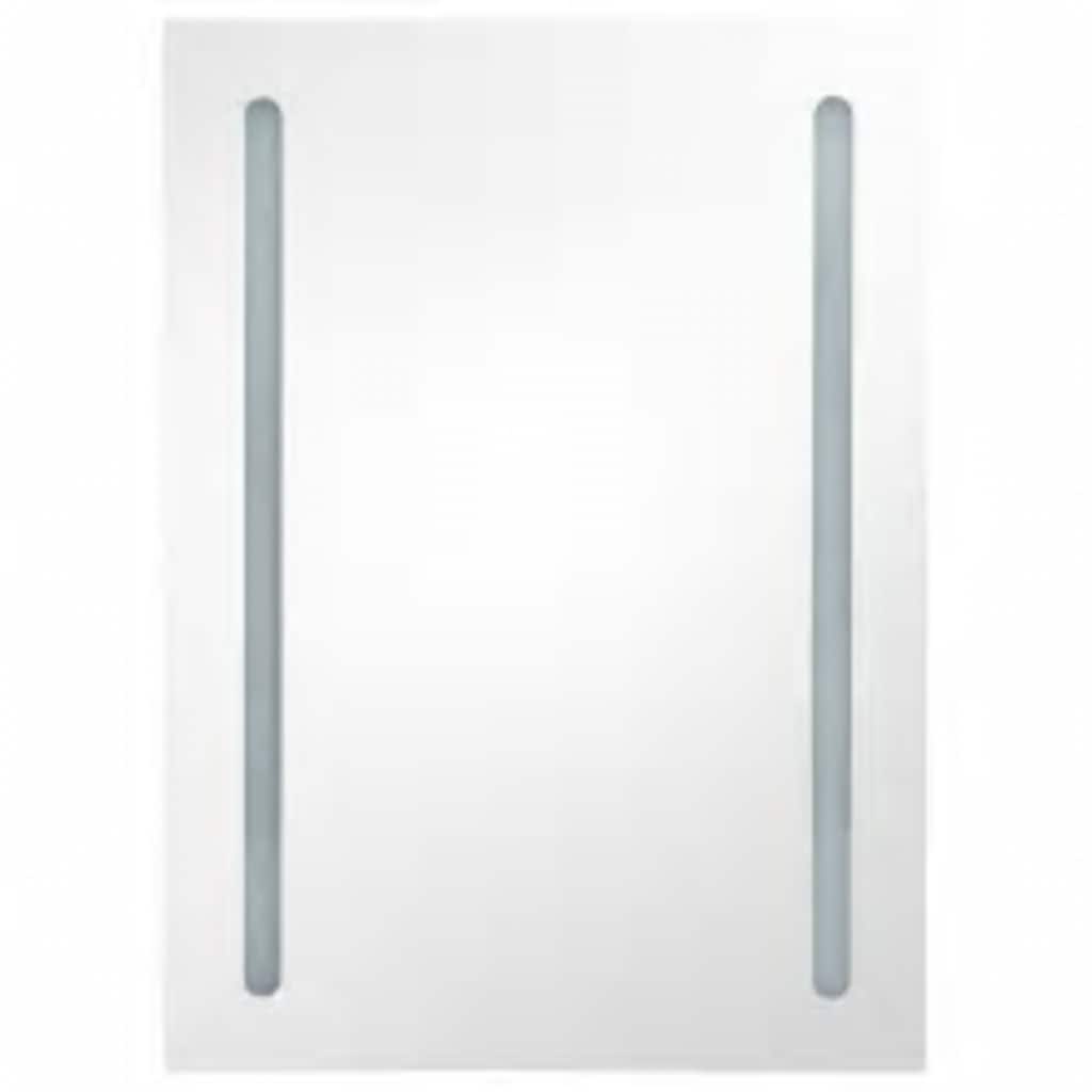 Baderomsspeil LED Speilskap til bad 50x13x70 cm