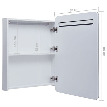 Baderomsspeil LED Speilskap til bad 60x11x80 cm