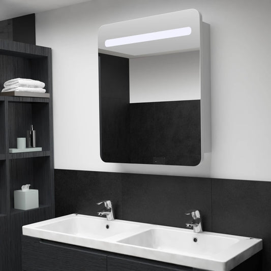Baderomsspeil LED Speilskap til bad 68x9x80 cm