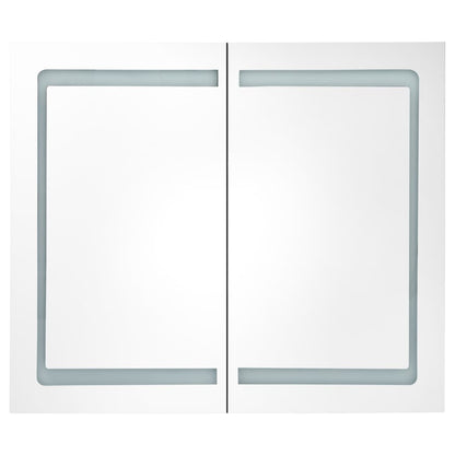 Baderomsspeil LED Speilskap til bad 80x12,2x68 cm