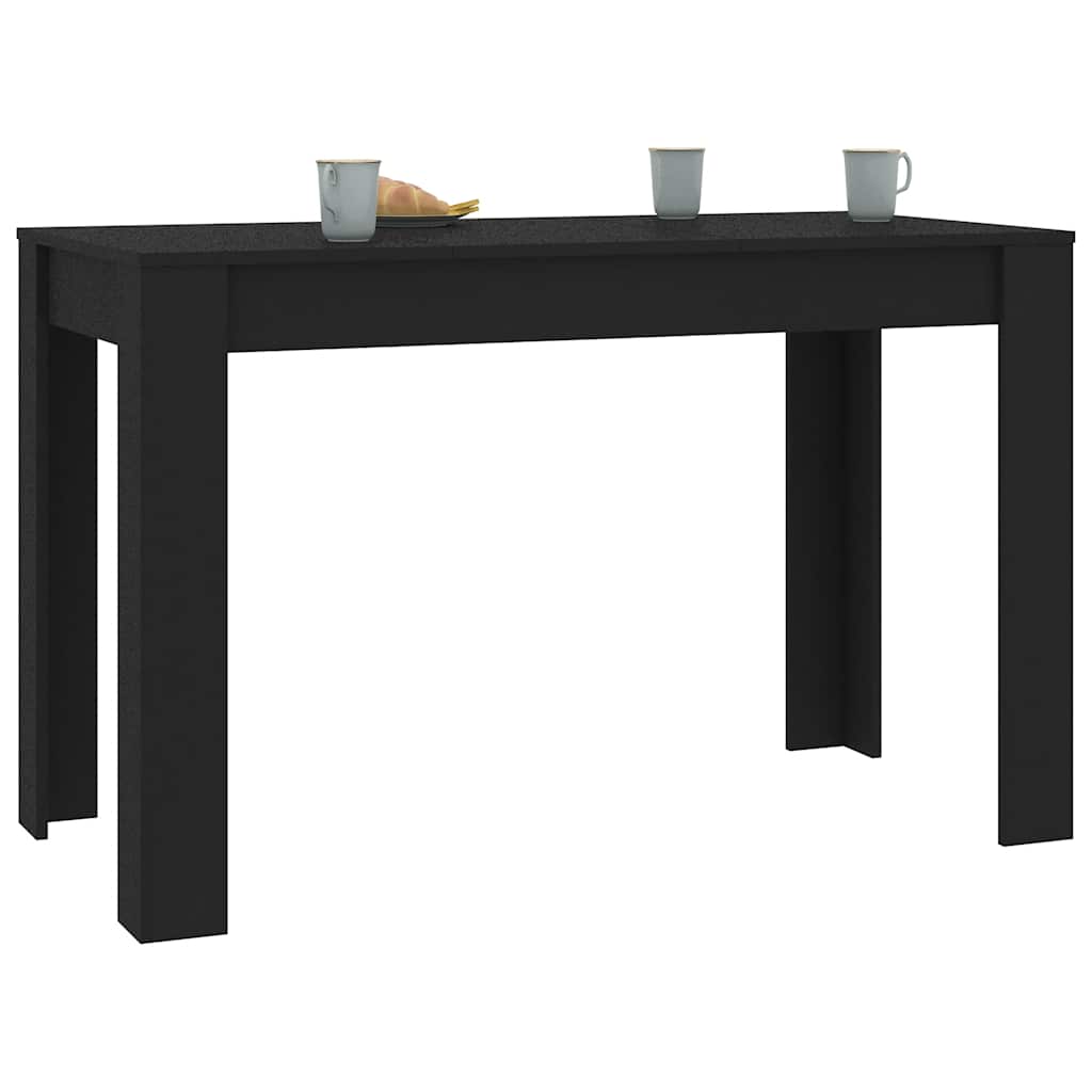 Spisebord Kjøkkenbord Svart 120x60x76 cm