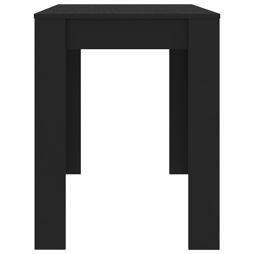 Spisebord Kjøkkenbord Svart 120x60x76 cm