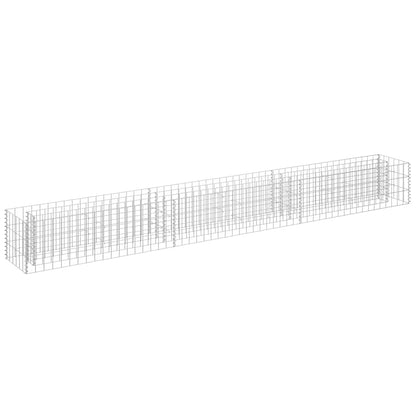 Gabion høybed galvanisert stål 270x30x30 cm