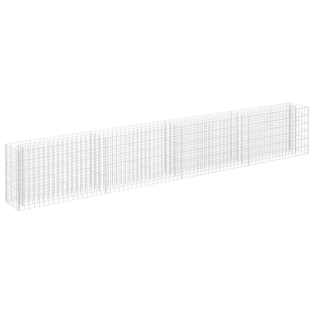 Gabion høybed galvanisert stål 360x30x60 cm