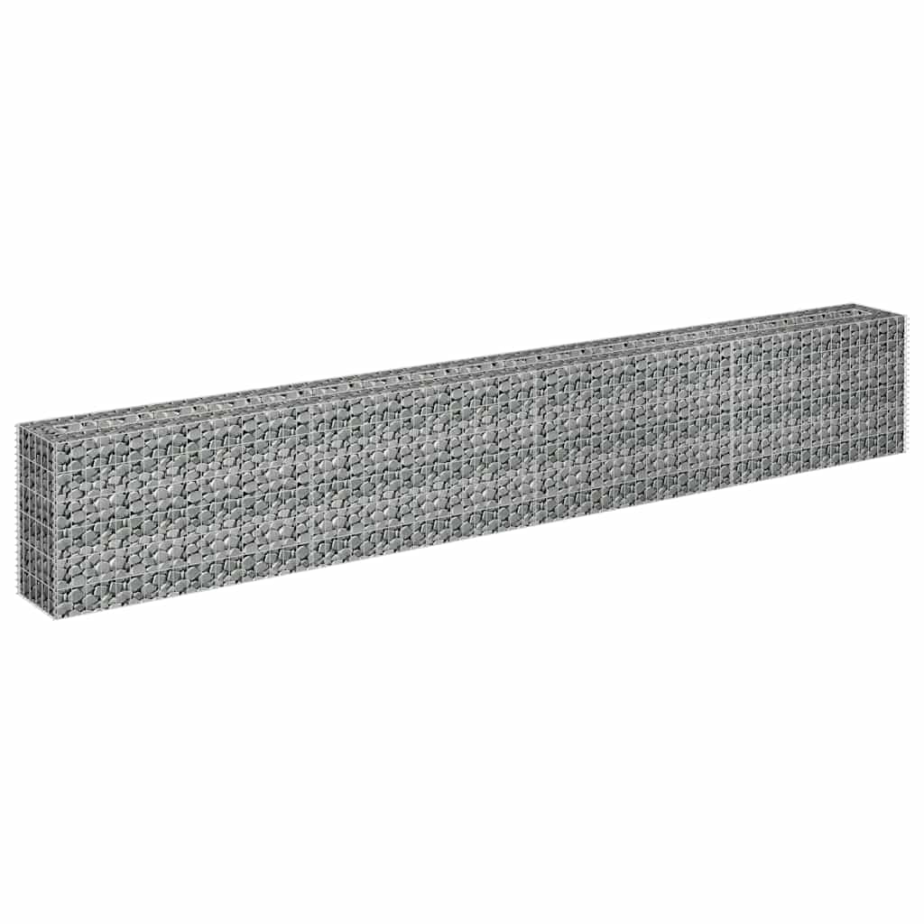 Gabion høybed galvanisert stål 360x30x60 cm