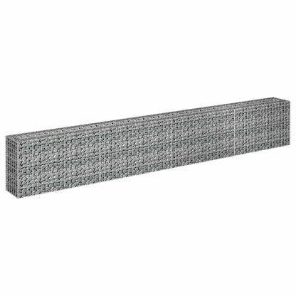 Gabion høybed galvanisert stål 360x30x60 cm