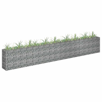 Gabion høybed galvanisert stål 360x30x60 cm