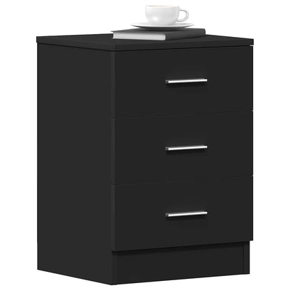 Nattbord Sengbord Svart 38x35x56 cm