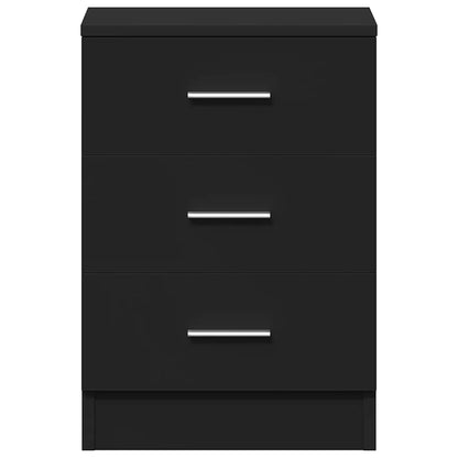 Nattbord Sengbord Svart 38x35x56 cm