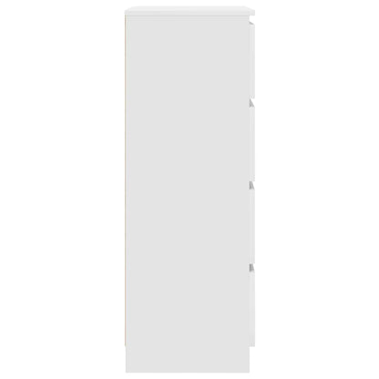 Kommode Hvit 60x35x98,5 cm