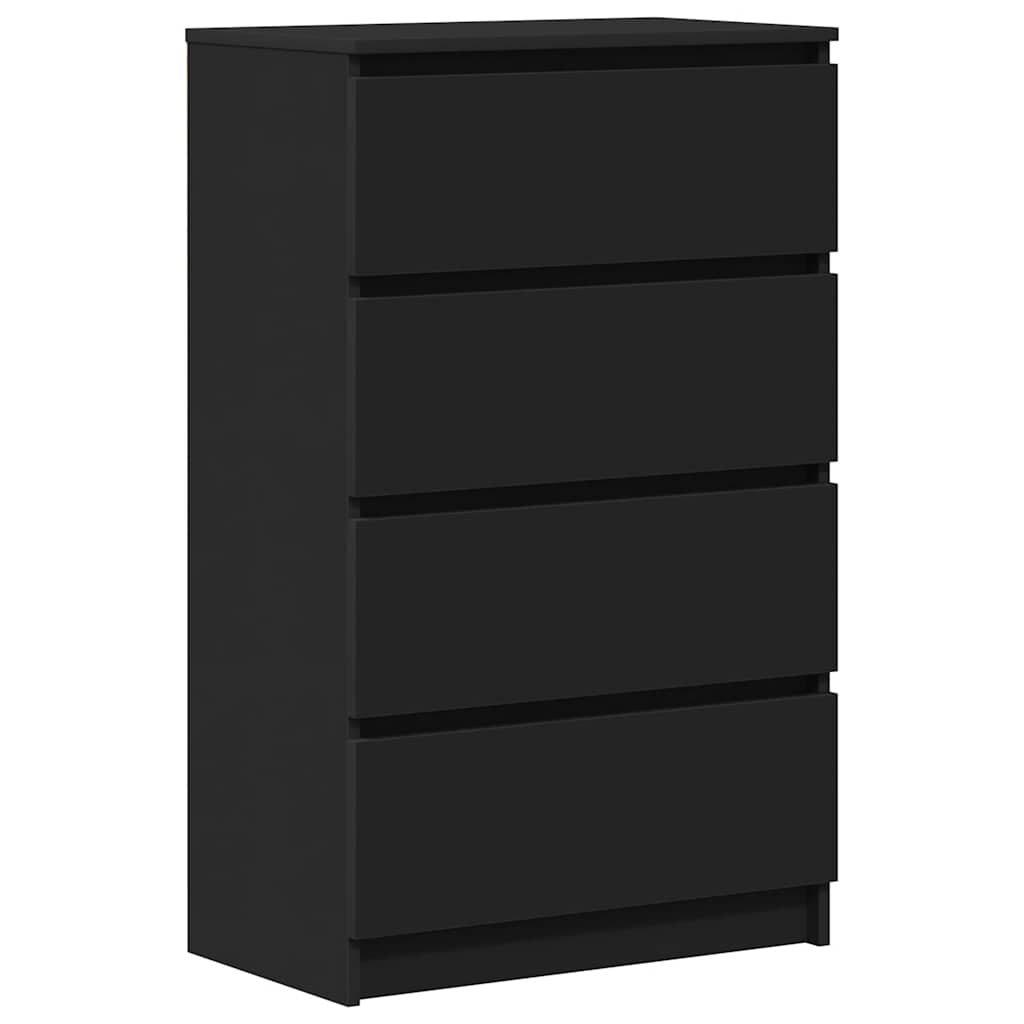 Kommode Svart 60x35x98,5 cm