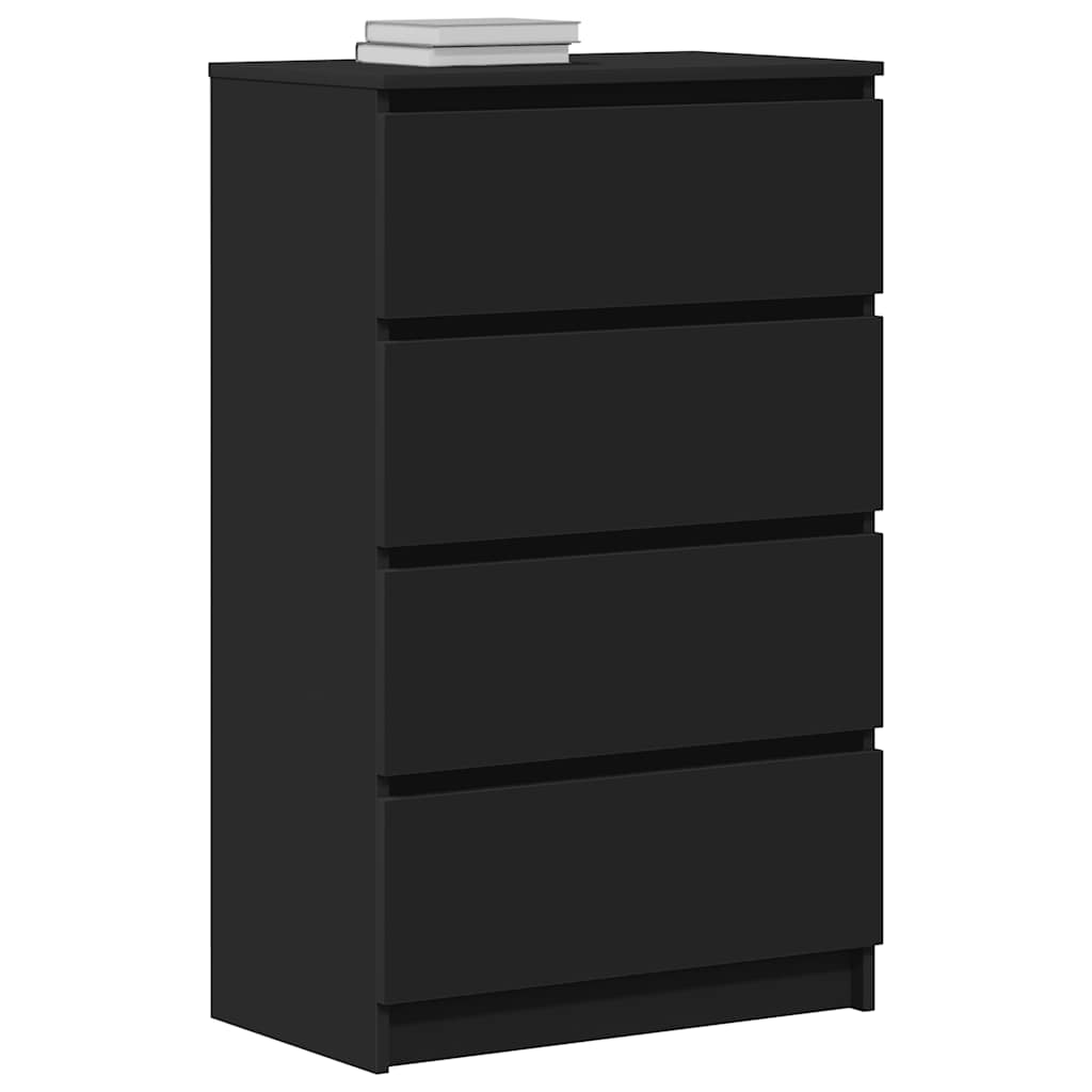 Kommode Svart 60x35x98,5 cm