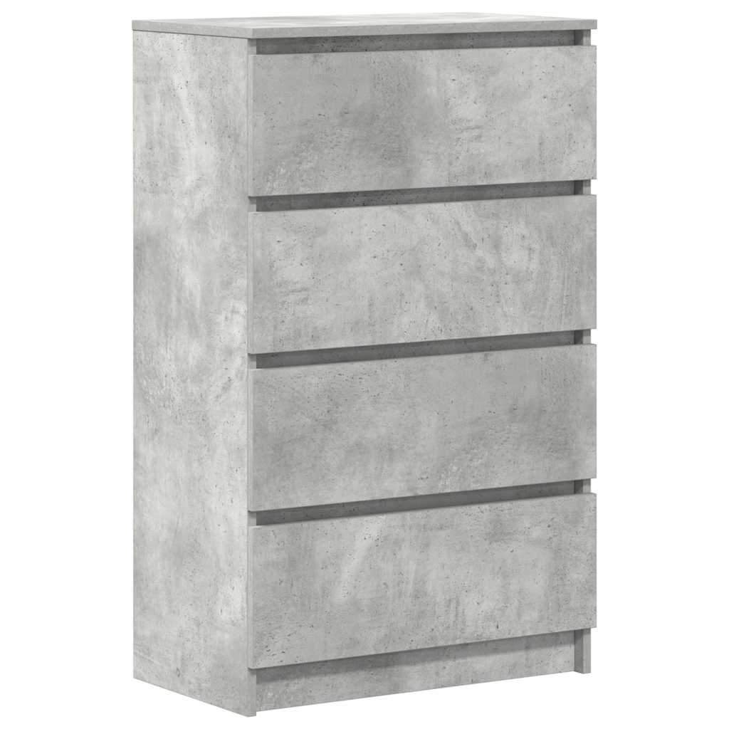 Kommode Betonggrå 60x35x98,5 cm