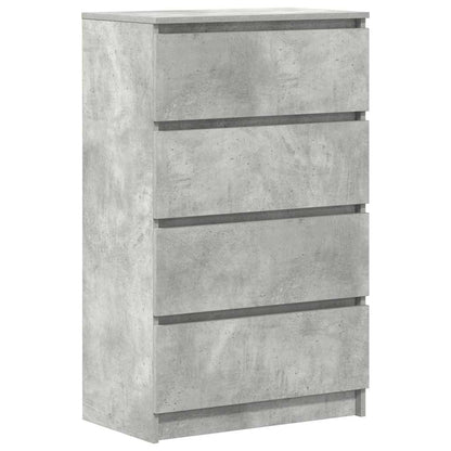Kommode Betonggrå 60x35x98,5 cm