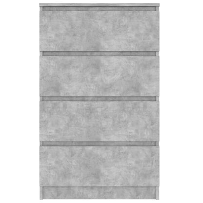 Kommode Betonggrå 60x35x98,5 cm
