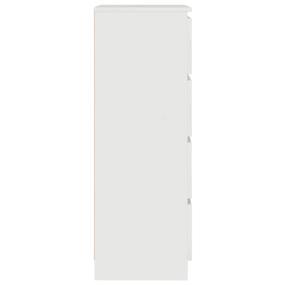 Kommode Høyglans Hvit 60x35x98,5 cm
