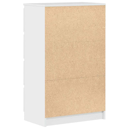 Kommode Høyglans Hvit 60x35x98,5 cm
